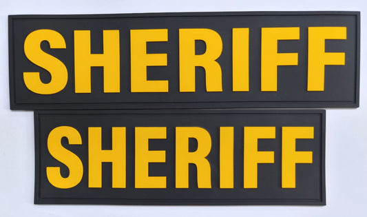 Large Sheriff PVC patch